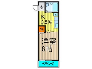 コーポハナブサの物件間取画像